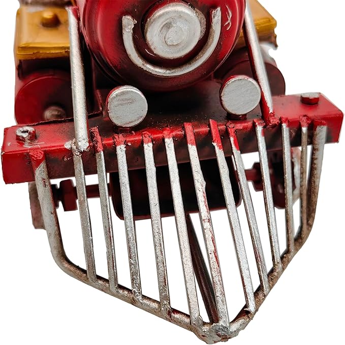 Berfutall-10'' Metal Classic Locomotive Collectible Model Train, Christmas Decor, Vintage Table Top Decor, Not a Toy
