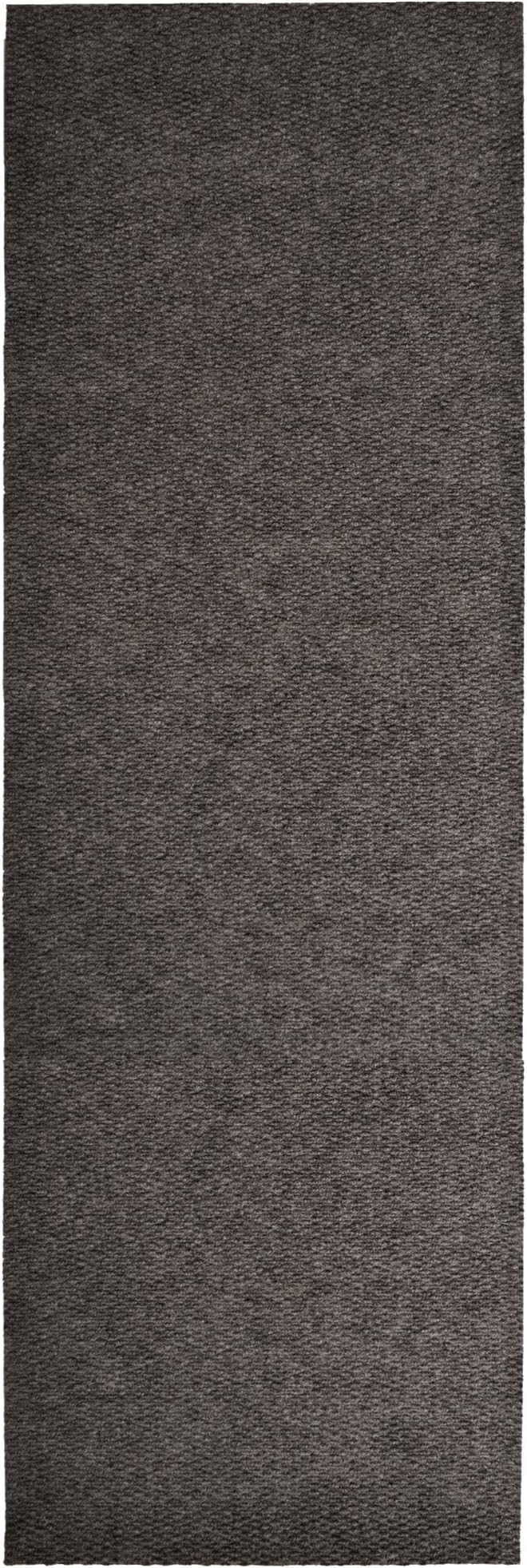 iCustomRug Hallway Runner Rug – 3x16ft Brown, Indoor/Outdoor, Non-Slip Rubber Backing, Low-Profile All-Weather Carpet, Non-Shedding & Easy Care, Entryway Mat Ideal for High Traffic Areas