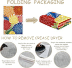 Area Rug 2x3 Washable Entry Small Rug Multicolored Tropical Botanical Modern Floral Indoor Kitchen Door Mat Entrance Carpet Non Slip for Bedroom Living Room, Porch