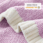 Snuggle Sac Bedding Blanket Light Purple Twin Size, Super Soft Warm Cozy Blankets for Bed, Living Room, Luxurious Microfiber Blanket Dupes, Heather Lilac, 60x80 inches