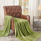 inhand Knitted Throw Blanket for Couch and Bed, Soft Living Room Home Decor Knitted Blanket with Tassel, Outdoor Lightweight Breathable Summer Blanket, Farmhouse Warm Woven Decorative, 50"x60"