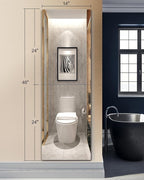 Shatterproof Wall Mirror Full Length for Bedroom, Acrylic Gym Mirrors For Home, Extra Thick: 0.12 inch, 14 x 24 inch x 2 Pcs, Workout Mirrors Safe for Kids, Over The Door, Long Wall Mounted