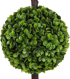Bornbridge Artificial Jasper Topiary Ball Tree - 4' Jasper Ball Tree - Indoor/Outdoor Topiary Trees - Jasper Artificial Outdoor Plants (2 Pack)