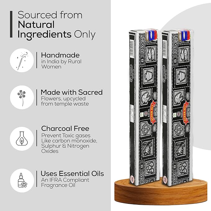 Satya Super Hit Incense Sticks, Satya sai Baba Insenses 15gmx12 Pack with Raajsee Incense Holder Bundle, Nag Champa Natural Incense 180 gm