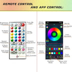 Firework LED Lights, 14pcs Firework LED Strip Lights, DC 5V Smart RGBIC Dream Color Changing Fireworks Lights, APP and Remote Control, Music Sound Sync Strip Light for Bedroom, Party, Festival