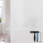 Volcanics Frosted Glass Window Privacy Film, Removable Static Cling Bathroom Window Film, Heat Control UV Blocking, Peep-Proof, Ideal for Home Office 35.4 x 78.7 Inches