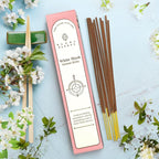 White Musk Incense Sticks, Organic Hand Dipped Incense, Natural Herbs & Aromatic Ingredients, Contain 40 Sticks, Burn Time 45 to 60 Minutes, Spiritual Gifts, Harmonic Incense by Karma Pledge