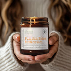 Pumpkin Spice Buttercream Fall Scented Candle, Many Scents to Choose from, All Natural Non-Toxic Soy Wax, Handmade in The USA (Pumpkin Spice Buttercream)