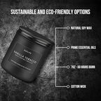 Scented Candles Set - 8 Pack Soy Jar Candle for Home Scented, Aromatherapy Candle Gifts for Men, Women and Birthday, Masculine Home Fragrance Candle