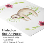 Sloth Art Prints (Set of 3) - Unframed - 11x14s | Delightful and Adorable Decor for Any Space | Living Room Decor | Bedroom Decor | Classroom Decor | Bedroom Wall Art | Modern Wall Art