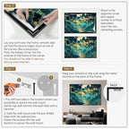 SIGNWIN 46"x72" Extra Large Framed Wall Art Whimsical Fantasy Forest, Vibrant Nature Landscape for Home Living Room Bedroom Decor (Frame Assembly Required)