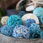 ANDALUCA Decorative Balls Bag Bowl Filler Home Decor (Turqouise Blue)