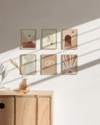 HAUS AND HUES Picture Frame, 5x7 inches, Beige Oak, Set of 6, Natural Wood Picture Frames for Wall Collage