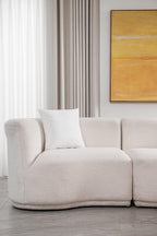 Decorative Pillow Cases 16x16 White: 2 Pack Cozy Soft Velvet Square Throw Pillow Covers for Farmhouse Home Decor