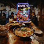 Neon Sign, Ramen Neon Signs for Wall Decor Neon LED Signs Room Neon Light Up Signs Home Decor for Business Restaurant Bedroom Club Party Bars Shop Decoration USB Operated