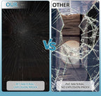 FuFin Total Blackout Window Privacy Film with Installation Tools, 100% Light Blocking Room Darkening Windows Cover Heat Control Anti-UV Glass Sticker Window Tint for Home, 41.3Inch×78.7Inch