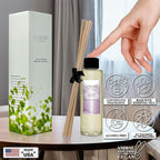 LOVSPA Lavender Vanilla Diffuser Oil - Luxury Essential Oils for Diffuser Refill & Air Freshener Room Spray - Long-Lasting & Natural Home Fragrance, Scented Oil for Diffusers, USA Made, 4oz