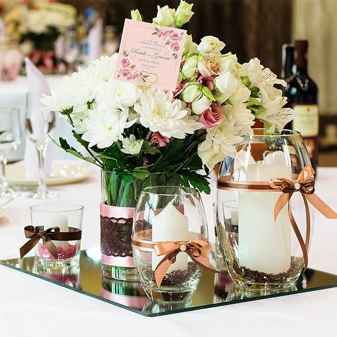 Sunnyray 30 Pieces Metal Wire Floral Picks Wire Place Card Holder Stand 13 Inch Table Name Number Picture Clips Menu Note Memo Holder for Wedding Birthday Party