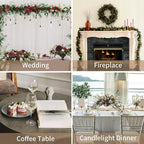 Sziqiqi Gold Taper Candle Holder: 6 Pcs Tall Candleholders - Hurricane Candle Sticks Holder for Wedding Christmas Party Table Centerpiece