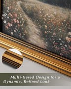 HUARCEY Gold Framed Vintage Wall Art for Living Room Harvest Apples Still Life Oil Painting Large Cottagecore Room Decor Picture Canvas Print Farmhouse Fruit Wall Decor Bedroom Kitchen Bathroom 24x36