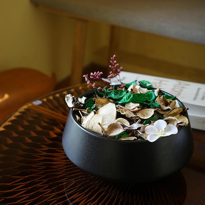 Qingbei Rina Potpourri Bags,Vanilla Scented Potpourri Bowl Filler,White Decorative Dried Flower, Home Fragrance, Vase Filler,8.4 oz|2 Bags