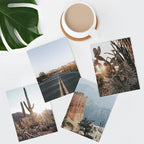 SIGNWIN Adhesive Canvas Poster Southwest Texas Arizona Saguaro Cactus Desert Landscape Nature Wilderness Photography Modern Art Decorative Zen Relax/Calm Multicolor Scenic for Bedroom - 11"x14"x4