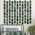 Y2K BOO Dark Green Wall Collage Kit - 100 Aesthetic Posters for Room Decor, Perfect for Dorms and Bedrooms, Stylish Dark Green Wall Art for Teen Girls and Cozy Spaces