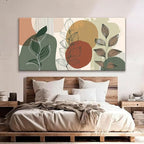 Tsomzxng Large Abstract Boho Wall Art For Living Room Century Modern Canvas Art Wall Decor Picture Painting Aesthetics Botanical Abstract Art Prints Bedroom Office Wall Hanging Decor 29x58 In