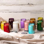 Paddywax Scented Candles Relish Collection Soy Wax Artisan Candle in Glass Jar with Lid, 9.5-Ounce, Pomegranate + Spruce