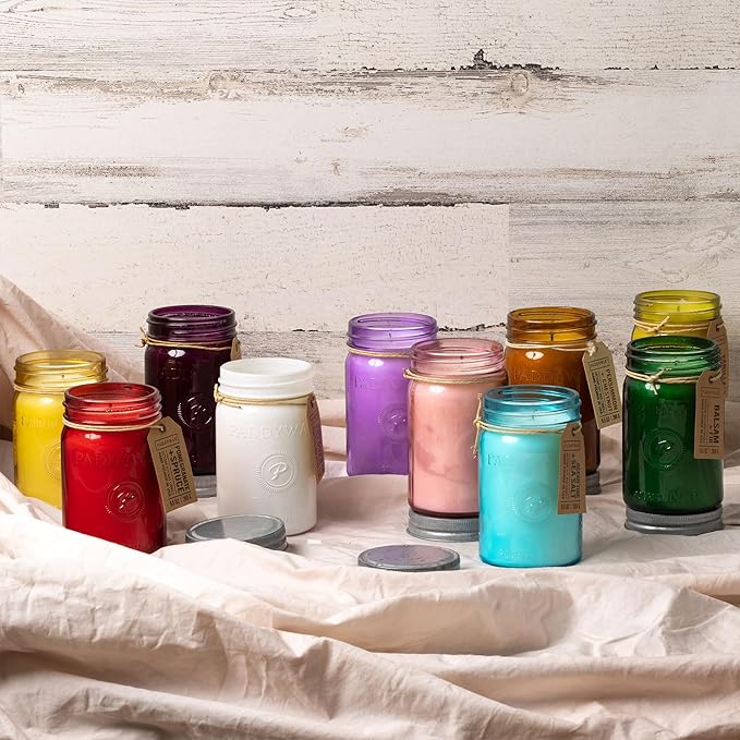 Paddywax Scented Candles Relish Collection Soy Wax Artisan Candle in Glass Jar with Lid, 9.5-Ounce, Ocean Tide + Sea Salt