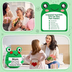 LEJIAJINW Birthday Gifts for Mom Christmas, from Daughter Son, Mom Christmas, Mother in Law Birthday or Mothers Day for Mommy Mama, Funny I Love You Gift Mini Handmade Frog Stuff