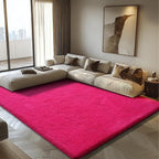 9x12 Fluffy Area Rugs for Living Room,Large Fuzzy Shag Area Rug for Bedroom,Soft Non-Shedding Indoor Plush Carpet for Kids Bedroom Nursery Home Decor,Hot Pink