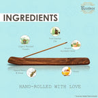 raajsee Incense Sticks 6 Pack Variety Set 15gm Each, Nag Champa- Jasmine - vanila-Japanese Rose-White Sage,100% Organic Hand Rolled- Perfect for Yoga, Meditation,Aromatherapy