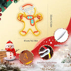 WLHOPE Gingerbread Man Neon Sign Santa Hat Neon Signs For Wall Decor Gingerbread Christmas Decorations Led Lights For Party Bar Club Bedroom Living Room Restaurant Shop Gifts USB Powered 16.14x12.6in