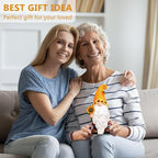 Garden Gnomes Outdoor - Sunflower Gnome Statue with Solar LED Lights for Yard, Patio, Lawn Ornaments - Best Garden Gifts for Mothers Day, Housewarming, Festival