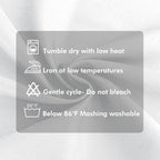 HolidayIdeas 4 Panels Linen Outdoor Curtains for Patio Waterproof White Curtain Panels 95 Inch Length-Wide Weatherproof, Privacy, Outside Curtains for Pergola, Porch, Gazebo-110 Wide x 95" Long