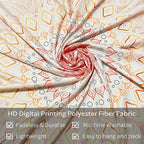 Damanse Floral Tapestry Wall Hanging Cute,Boho Wall Tapestry for Bedroom Aesthetic,Mandala Living Room Decor for Teen Girls (Yellow, 49.2"x59.1")