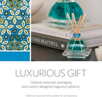 AGRARIA PetiteEssence Flower and Reed Diffuser Set, Hand Crafted Sola Flower Botanical Home Fragrance Set, Scented Oil Gift for All Occasions