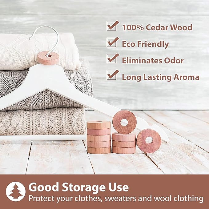 Pack of 16 Cedar Blocks and 8 Lavender Flower Sachets Craft Bag, Drawer Freshener, Linen, Shower Favor, Wedding and More, LV-E-LC-1