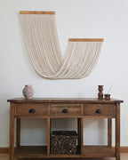 Knots & Beyond Macrame Wall Hanging Large, Boho Wall Tapestry, Bohemian Wall Decor, Fiber Wall Art