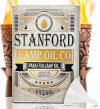 Stanford - Premium Lamp Oil - 4 Liters - Clear Paraffin, Smokeless & Odorless, Ideal for Indoor and Outdoor Use