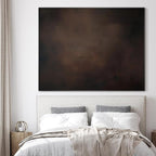 SIGNWIN 46"x60" Extra Large Framed Wall Art Dark Brown Abstract Moody Illustration for Home Living Room Bedroom Decor (Frame Assembly Required)