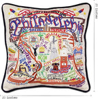 Catstudio Philadelphia Embroidered Decorative Throw Pillow