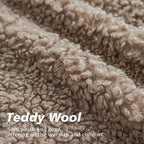 Foindtower 2 Pieces 22x22 Inch Khaki, Faux Fur Throw Pillow Cover Accent Sherpa Pillow Fuzzy Soft Pillowcases Sheepskin Decorative Fleece Cushion Case for Bed Couch Living Room