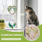 Tree of Life Dream Catchers, Dreamocean Crystal Sun Catchers Prism Hanging Heart Rainbow Suncatcher Window Wall Hangings Outdoor Garden Decor for Adults Girls