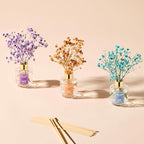 Airkeep Reed Diffuser Set of 3, Ocean Breeze Sweet Orange Cashmere Vanilla Oil Reed Diffusers for Bedroom Living Room Office Aromatherapy Oil Reed Diffuser for Gift 50ml x 3