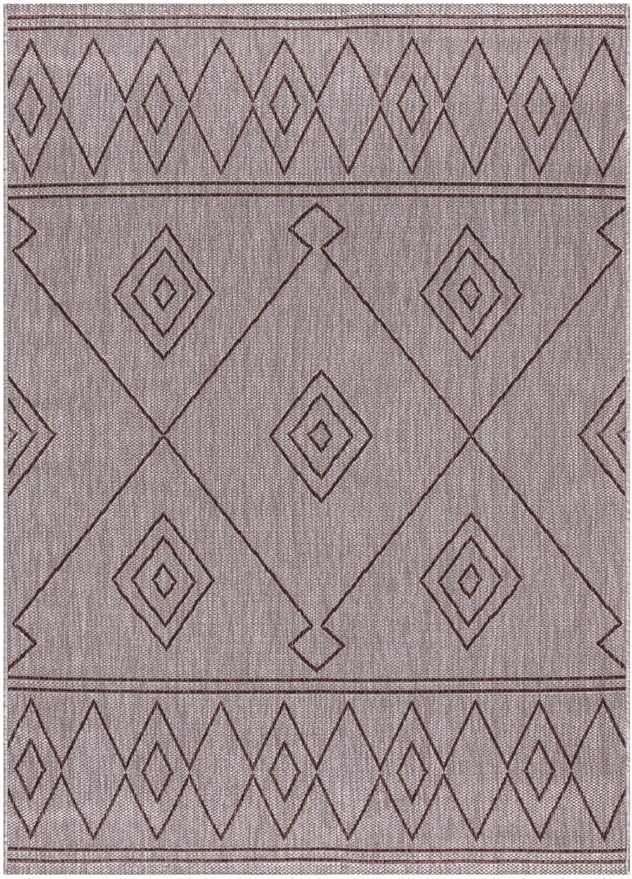 Keen Home Design Terrace Outdoor Area Rug - 8x10 Washable Indoor/Outdoor Rug for Patio, Kitchen, Balcony, Beach, Garden, Deck and Porch, Size: 7'7"x10'