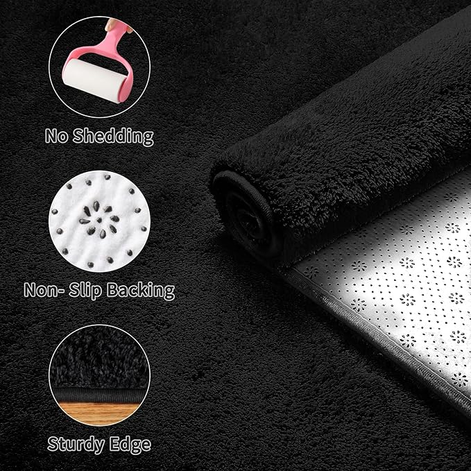 Sour Lemon 9x12 Area Rugs for Living Room, Soft Large Area Rug Fluffy Rugs for Bedroom，Machine Washable Area Rug Non Slip Carpet Rug for Living Room Playroom Kids Room Home Decor