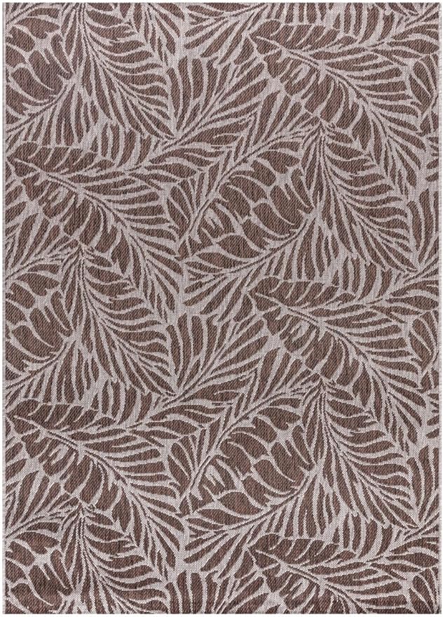 Keen Home Design Terrace Outdoor Area Rug - 5x8 Washable Indoor/Outdoor Rug for Patio, Kitchen, Balcony, Beach, Garden, Deck and Porch, Size: 5'3"x7'7"