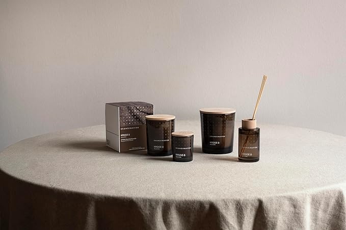 Skandinavisk Hygge 'Cosiness' Scented Candle, Special Edition, Scent Notes: Black Tea and Mint Leaves, Dried Apples and Baked Cinnamon, Vegan Formula, 7.0 oz.